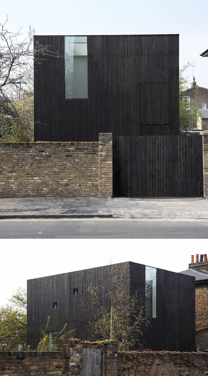 House Exterior Colors – 14 Modern Black Houses From Around The World / Black timber rainscreens conceal where each level of the house sits on the building.