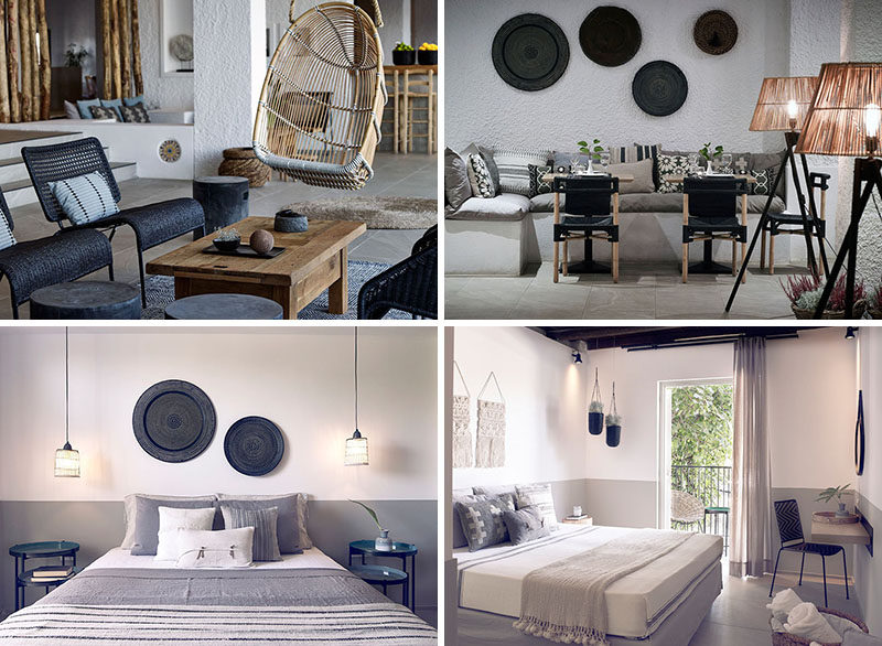 Traditional Greek design details with a few modern twists, the Skiathos Blu hotel is the perfect mix of authentic Greek style and modern design.