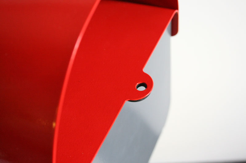 Modern Mailbox Design Ideas - Made of stainless steel and available in 4 color options, the simple and modern mailbox adds a pop of color to the exterior of your home and makes checking the mail feel like less of a chore.