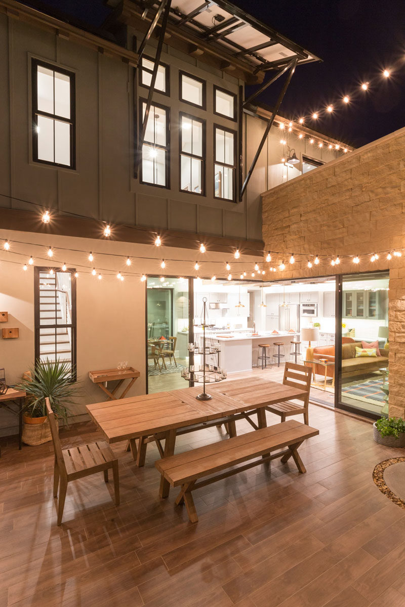 8 Outdoor Lighting Ideas To Inspire Your Spring Backyard Makeover / String Lighting - String lights are an easy and fairly inexpensive way to add light to your backyard or garden. Simply string them up, plug them in, and you're ready for a cozy night outside.