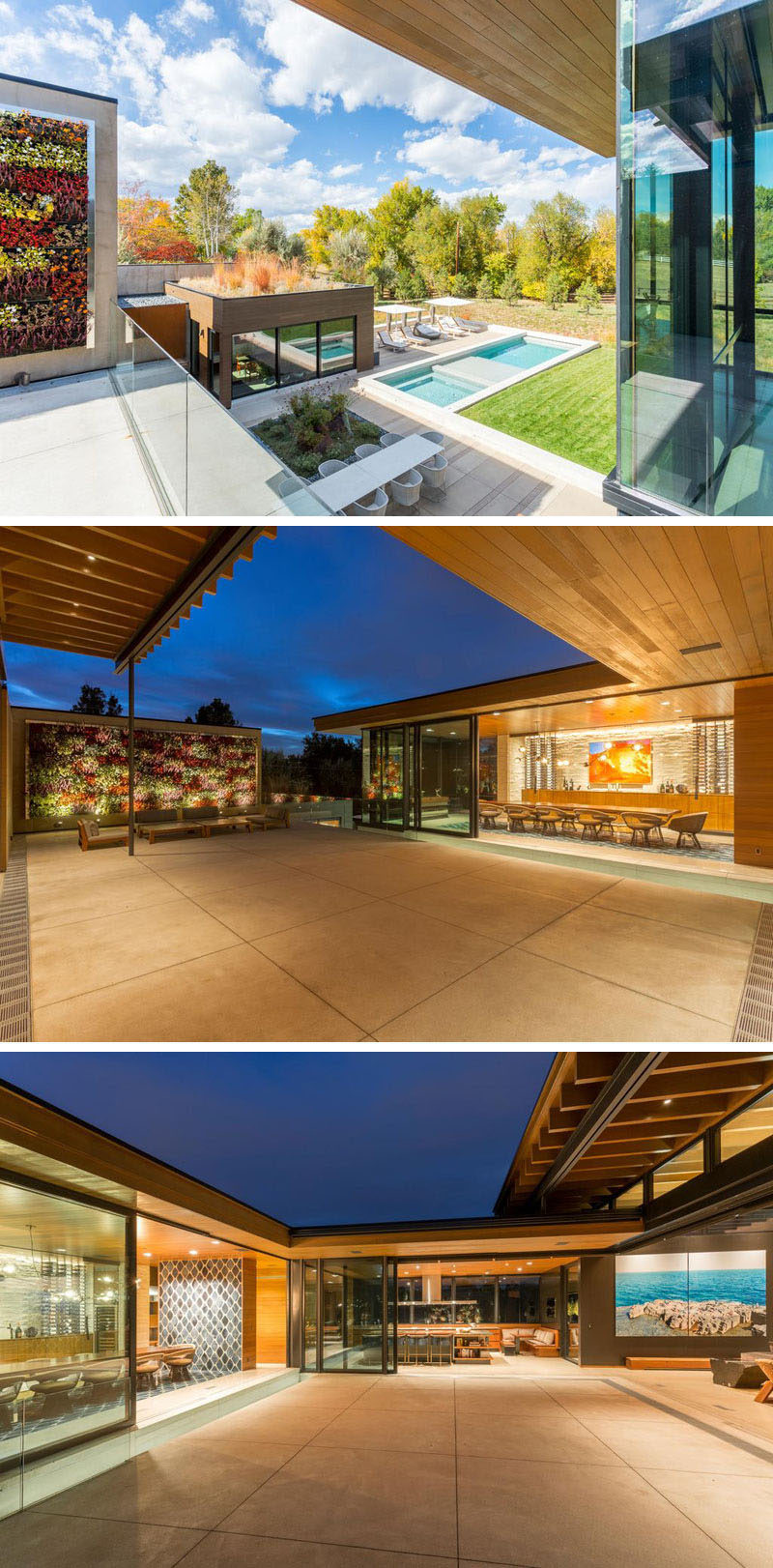 There are multiple living spaces inside this sprawling ... There are multiple living spaces inside this sprawling ... on Green Wall Patio id=99533