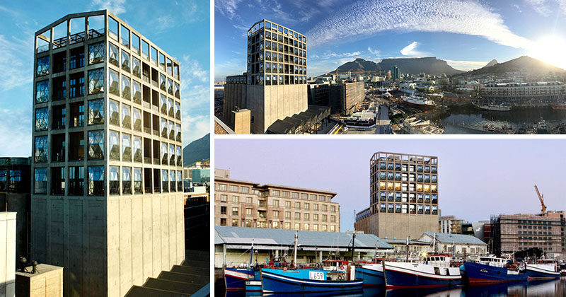 The Royal Portfolio are launching their latest venture, The Silo, a hotel in Cape Town, South Africa, that's been designed by Heatherwick studio. The hotel was once a grain silo from the 1920's, that stored grain from all over South Africa, before heading on boats to Europe. now it's an contemporary hotel with an industrial touch.