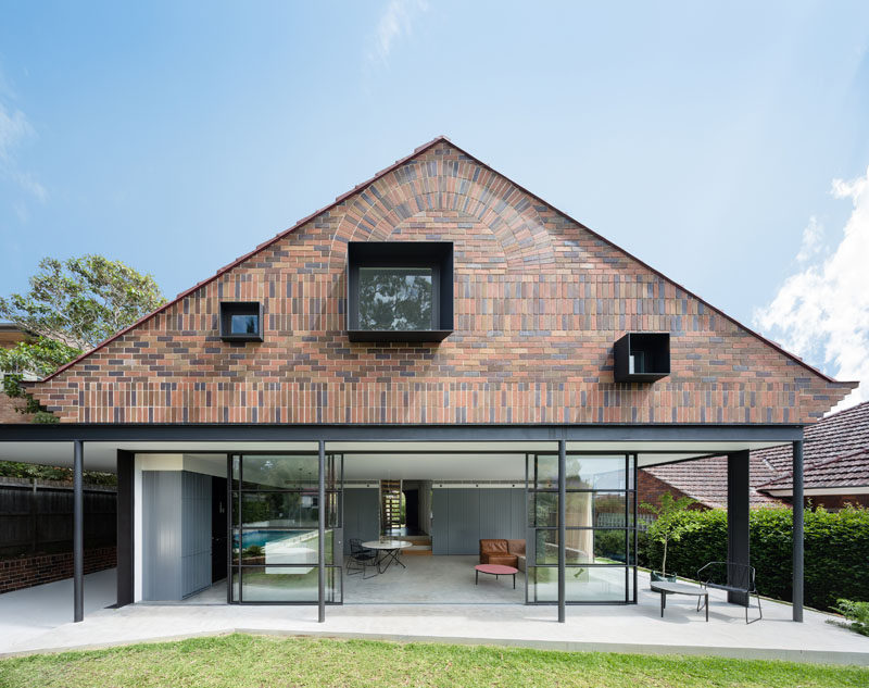 In a suburb in Sydney, Australia, TRIBE STUDIO gave a 1930s original brick bungalow a modern upgrade and extension to better suit the needs of the family living there.