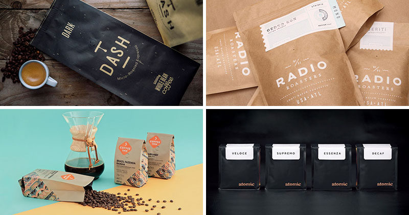 Ranging from simple minimalist designs to intricately detailed and colorful packages, here are 15 examples of creative coffee packaging that looks so good, the coffee probably tastes better.