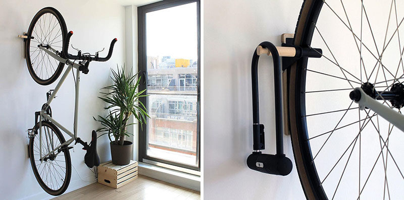 IPPINKA have designed Lift, a minimal mulit-use wall-mounted hook made from steel, wood, and leather, that can hold everything from your jacket to a full sized bike.