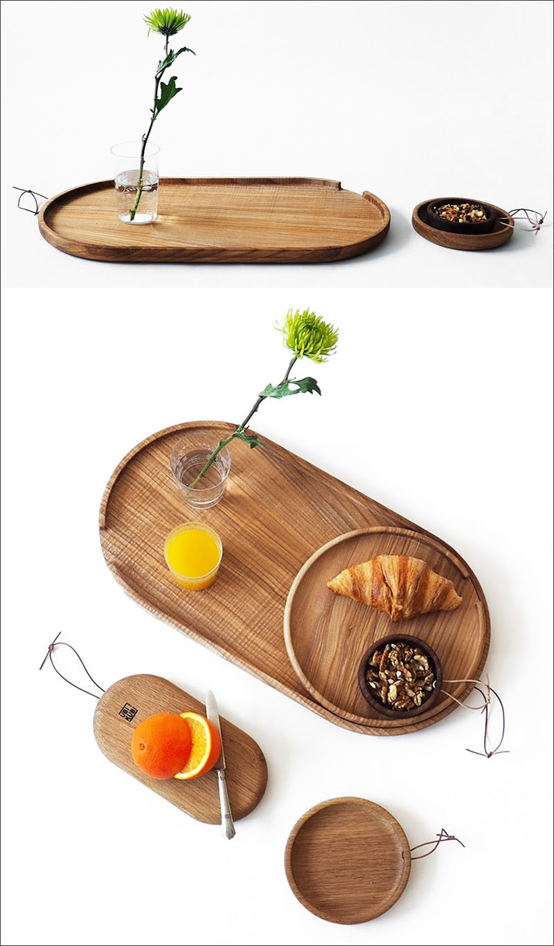 These versatile "Flip" trays can be used as cutting boards, serving trays, as well as decorative trays to meet all of your entertaining needs.