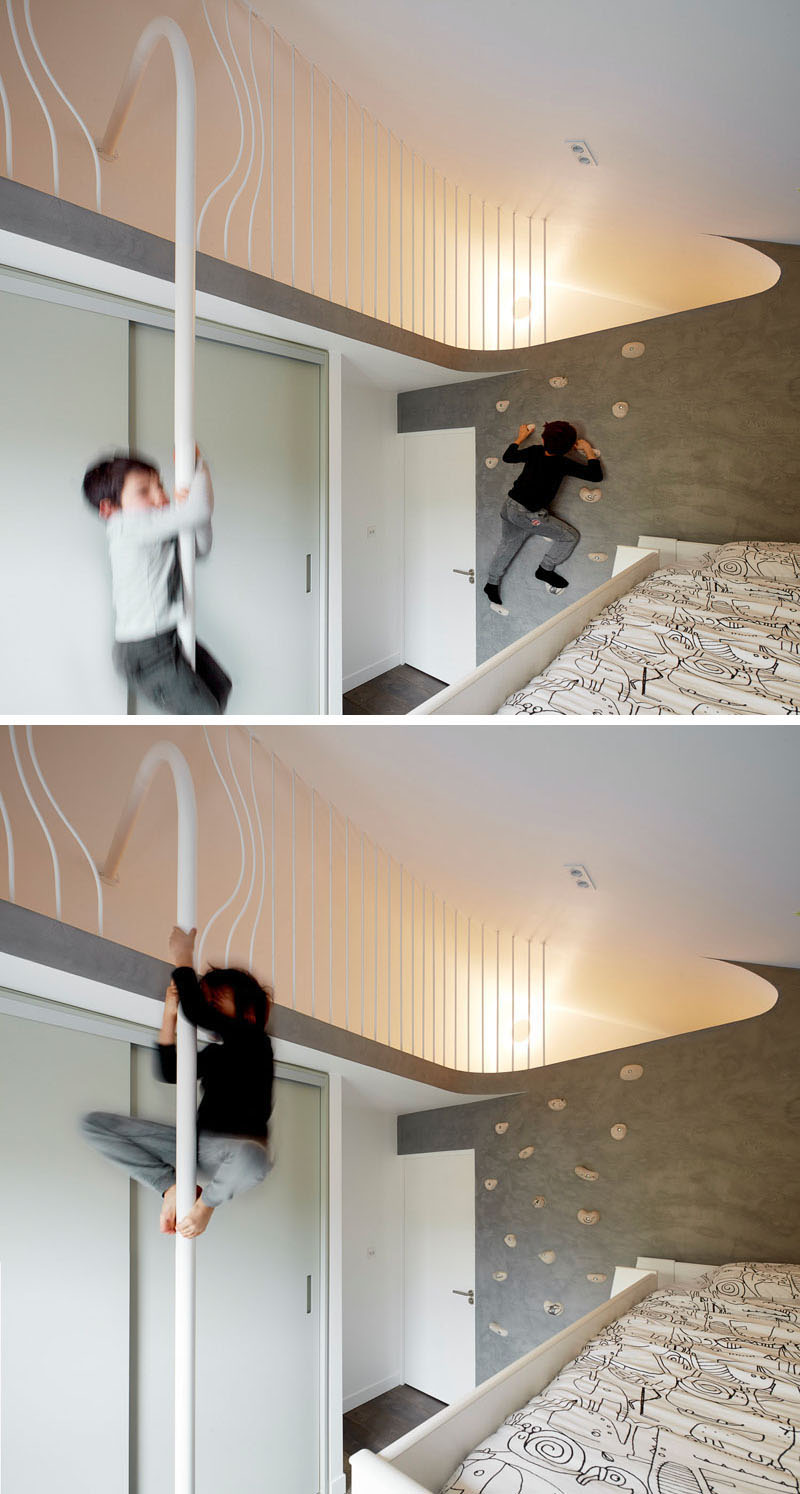 Modern Kids Bedroom With Rock Climbing Wall 210317 1037 02