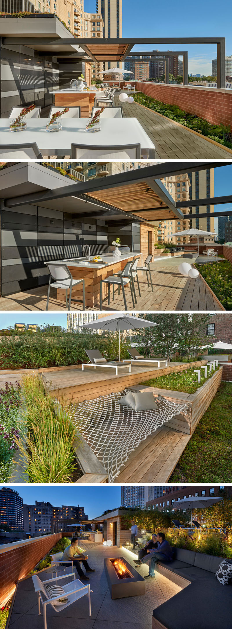 Modern Rooftop Deck With Kitchen And Firepit 040317 1207 10