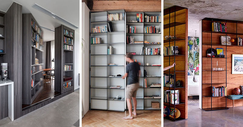 Here are 13 examples of modern secret doors that lead to hidden rooms in homes, hotels, apartments and lofts, that provide a temporary escape from everyone and everything, at least until someone else finds the door.