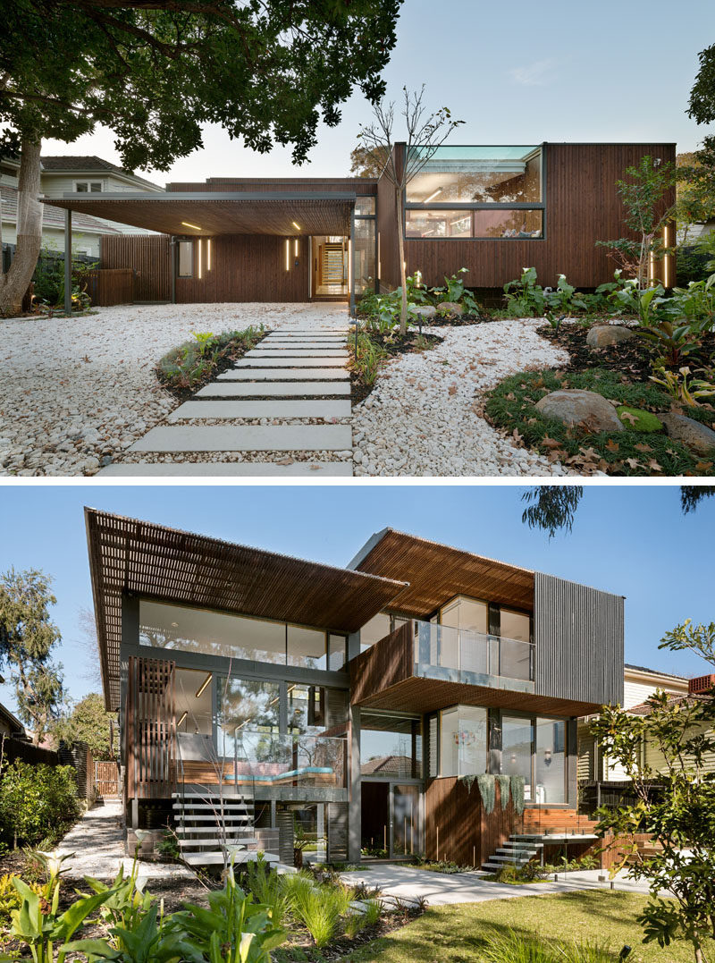 Designed to appreciate and take advantage of the beautiful Australian landscape, this home in Melbourne created by Zen Architects, features large windows, natural wood elements, and homey touches.