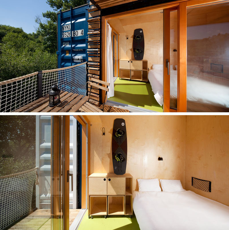 Artikul Architects have designed this small boutique hotel named ContainHotel, in Treboutice, Czech Republic, and they named it that as it's made from shipping containers.