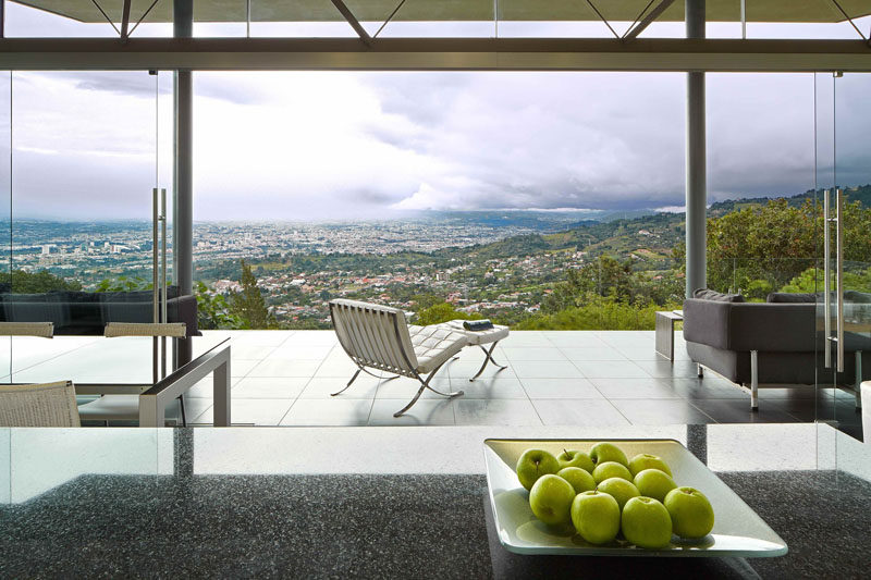 This entertaining room has an amazing unobstructed view from the kitchen.