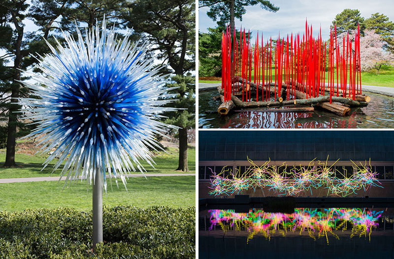 This spring, the New York Botanical Garden has a new exhibition called CHIHULY, that will showcase artist Dale Chihuly's innovative glass sculptures.