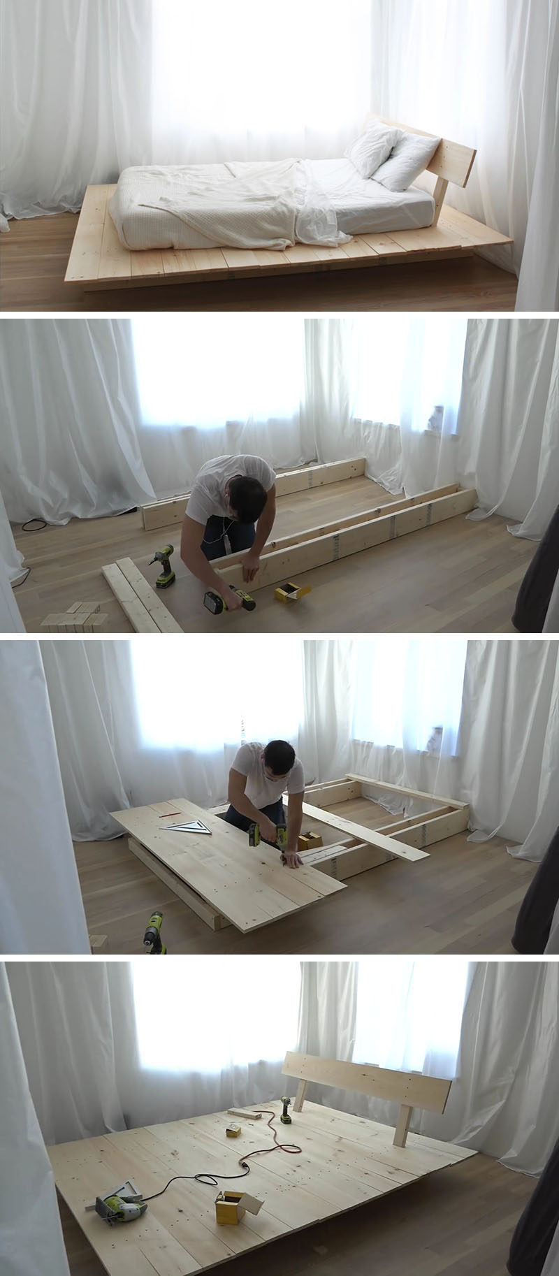 Make This DIY Modern Wood Platform Bed