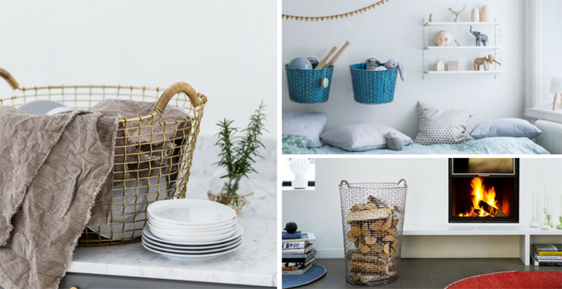 Woven by hand using single wires, these modern wire baskets are made individually ensuring the highest quality.
