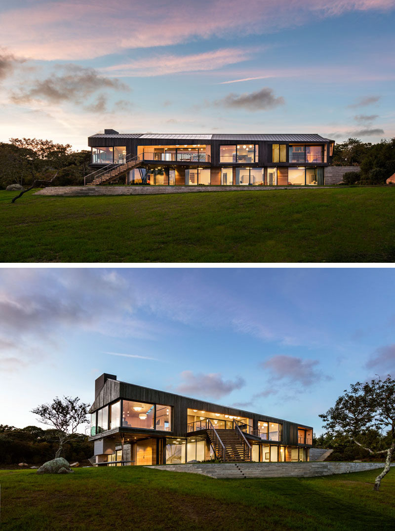 Architecture & design firm Schiller Projects have collaborated with Gray Organschi Architecture to design the recently completed Chilmark House, located in Martha's Vineyard, Massachusetts.