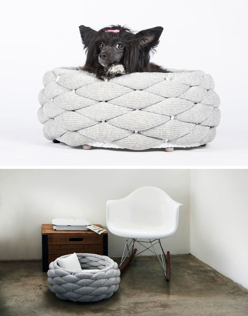 Swiss design company Volentis GmbH, has designed "LABONI", a collection of modern pet furniture and accessories, and as part of the collection, they created modern pet bed named RIVA.