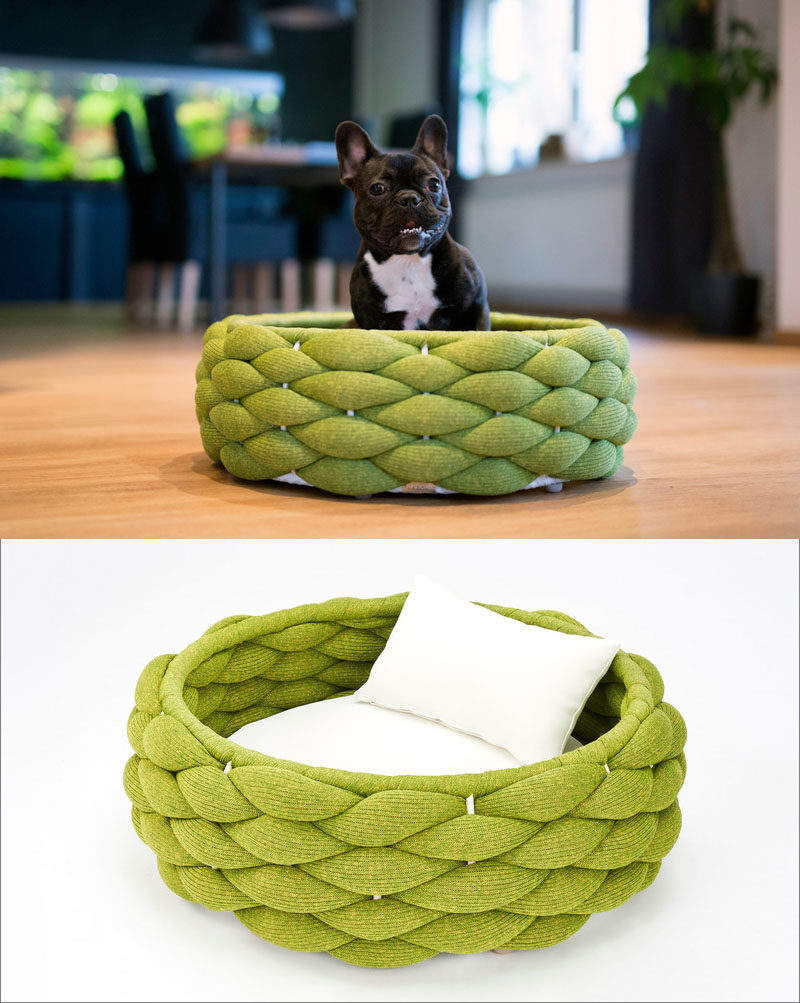 Swiss design company Volentis GmbH, has designed "LABONI", a collection of modern pet furniture and accessories, and as part of the collection, they created modern pet bed named RIVA.