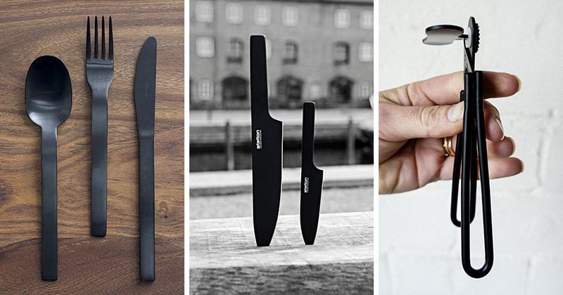 These modern matte black accessories for the kitchen are a perfect way to spruce up your home decor. 