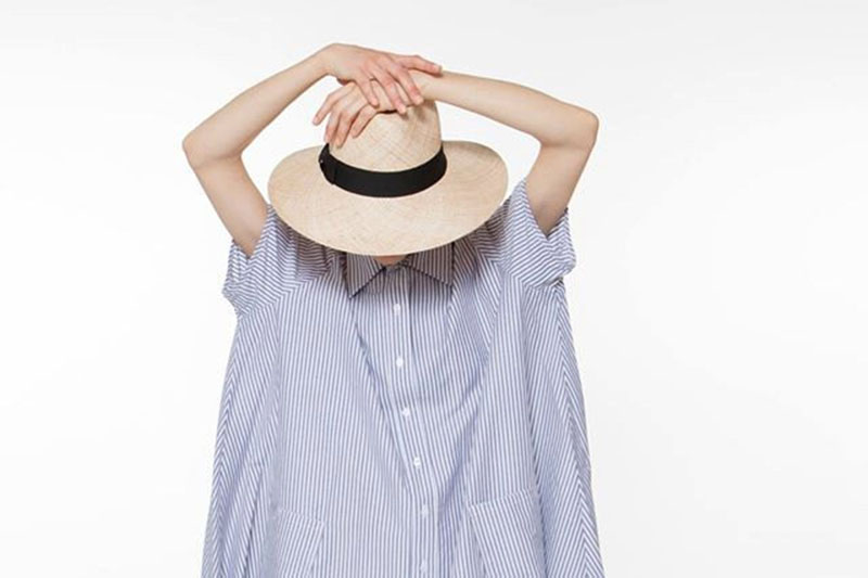 Yael Cohen, a fashion designer based in Israel, has created this wide brim Fedora as part of a collection of modern straw hats that are perfect for summer.