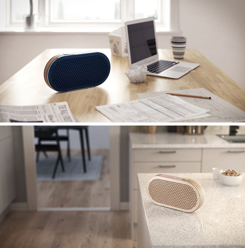 This wireless speaker has a simple design, is available in three finishes, has two different listening profiles that allow you get the most out of your listening experience.