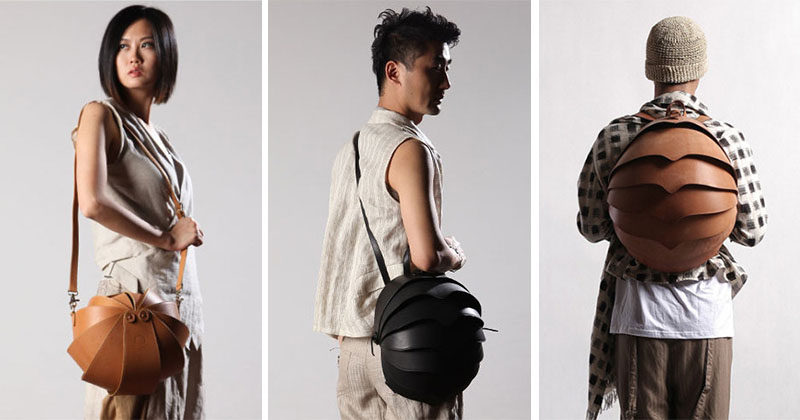 Hong Kong based fashion company KiliDesign, have designed a line of unique and sculptural and modern bags that were inspired by beetles. Made with high quality leather, the unisex collection of 'Beetle Bags' includes backpacks, round shoulder bags as well as messenger bags and a wristlet.