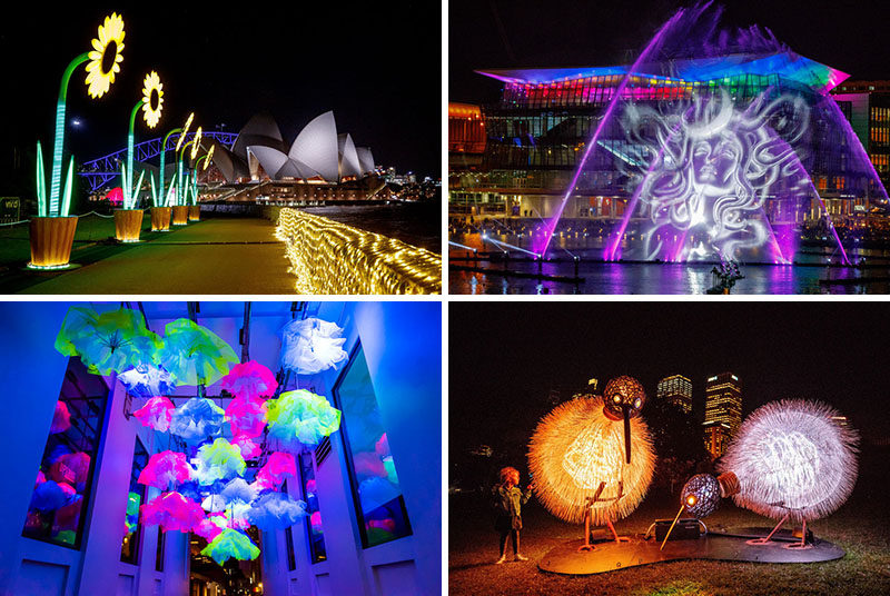 Vivid Sydney 2017, the annual light art festival is lighting up the city in bright sculptures, fun installations and colorful projections.