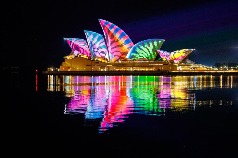 Vivid Sydney 2017, the annual light art festival is lighting up the city in bright sculptures, fun installations and colorful projections.