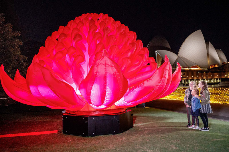 Vivid Sydney 2017, the annual light art festival is lighting up the city in bright sculptures, fun installations and colorful projections.