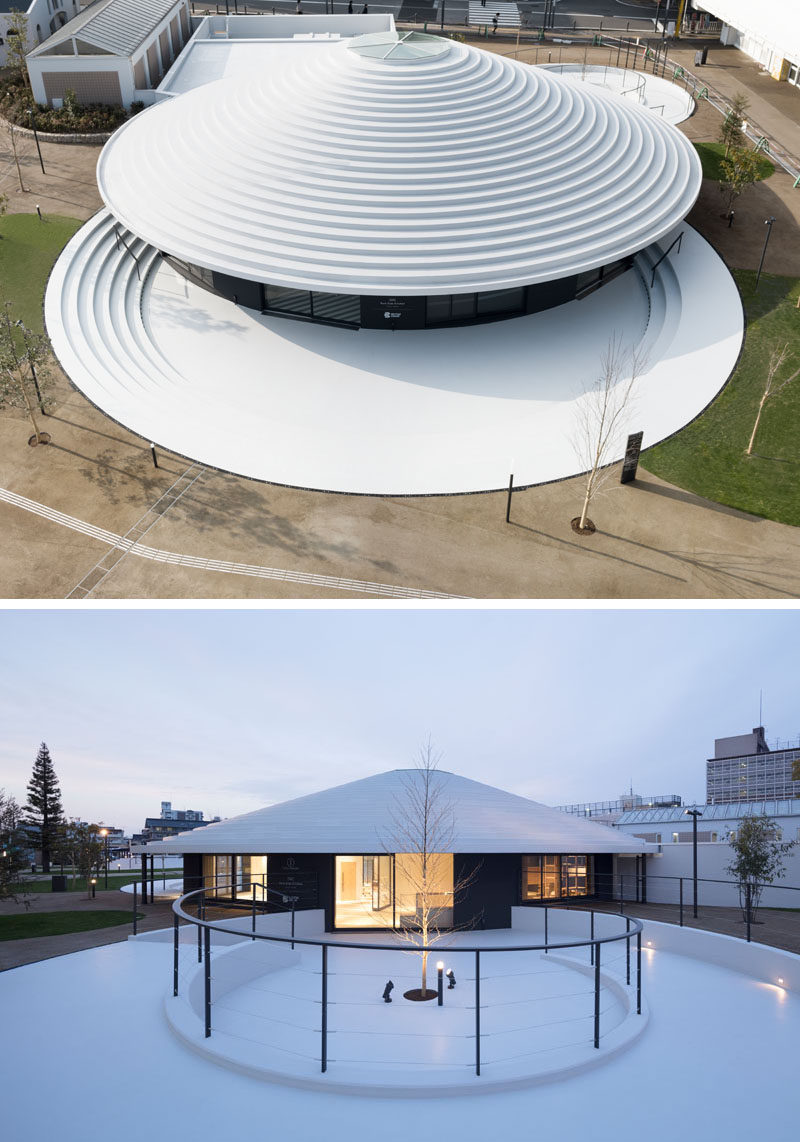 Japanese architecture firm nendo have recently completed the Cofufun plaza for Tenri Station in Nara prefecture, that features plenty of space for the local community to use for events and gatherings, and would also serve as a tourist information centre.