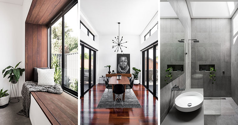 Janik Dalecki of Australian architecture firm Dalecki Design, has recently completed the renovation of a 100 year-old heritage listed home that included updating the facade as well as adding a modern extension.