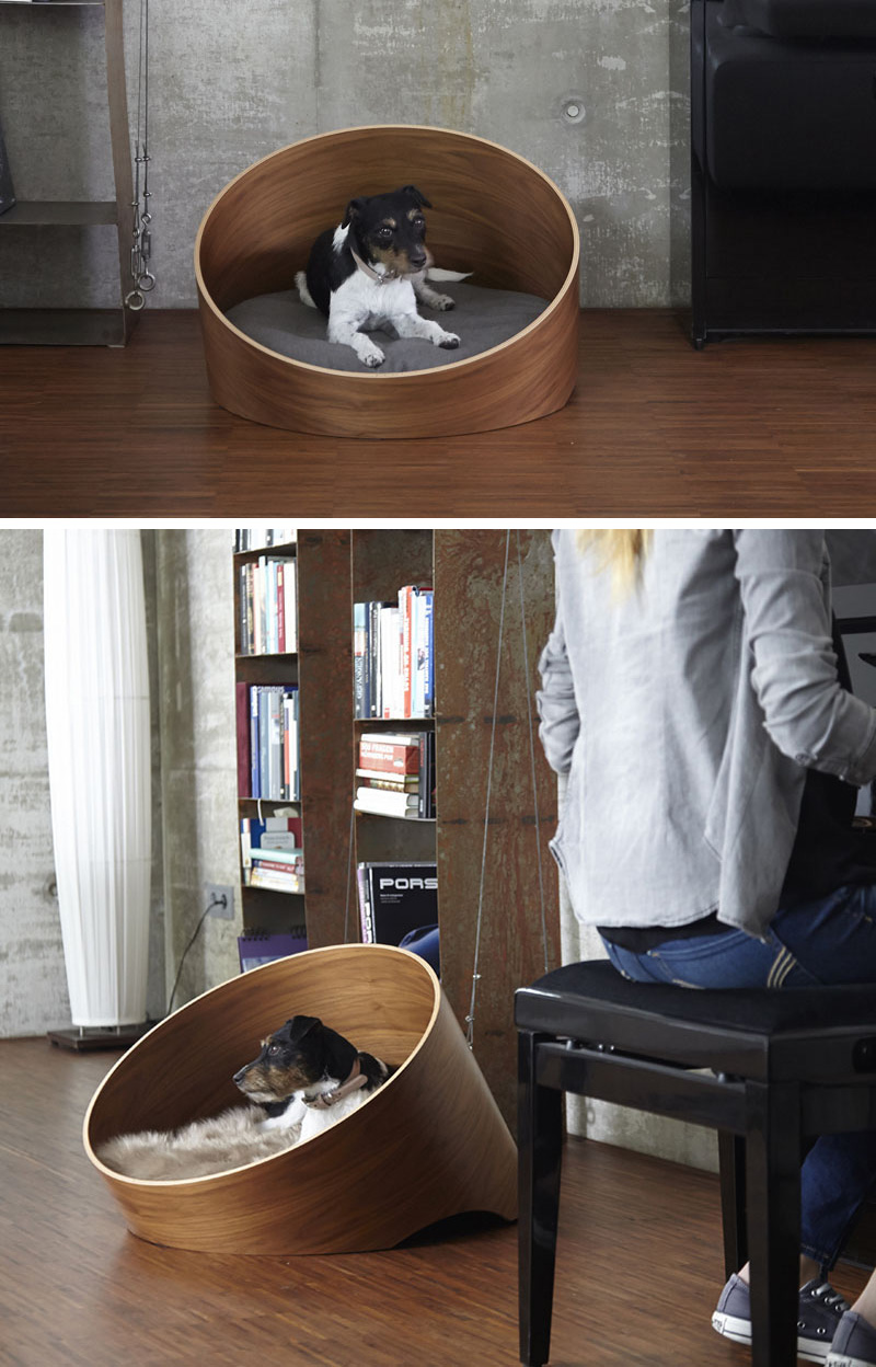 Designed by Uta Cossman for MiaCara, the Covo dog bed has been created to keep your four-legged friend comfortable without disrupting your modern home decor. 