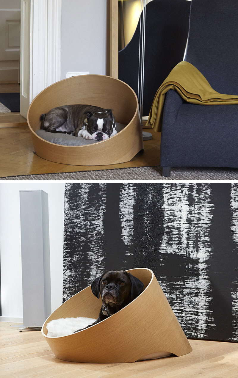 Designed by Uta Cossman for MiaCara, the Covo dog bed has been created to keep your four-legged friend comfortable without disrupting your modern home decor. 