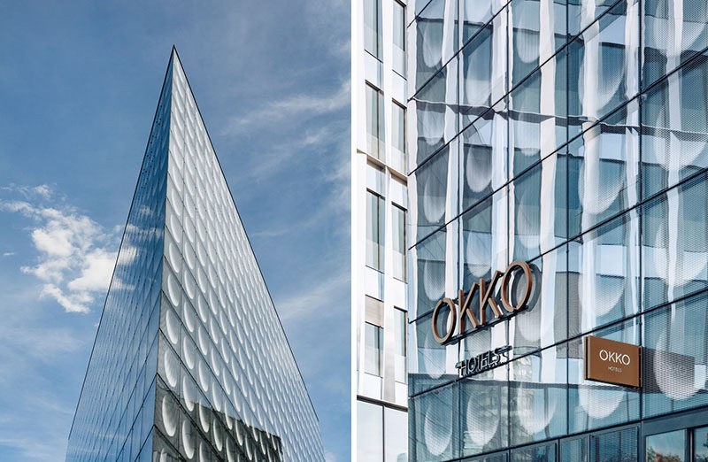 Architect Jean-Michel Wilmotte together with interior architect Patrick Norguet of Studio Norguet Design, have completed the recently opened OKKO Hotel in Porte de Versailles, France.