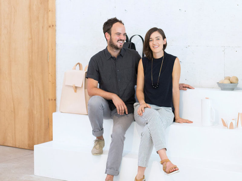 Andrew Deming and Rachel Gant of  YIELD have designed a collection of minimalist and sophisticated homewares, furniture, jewelry and bags.