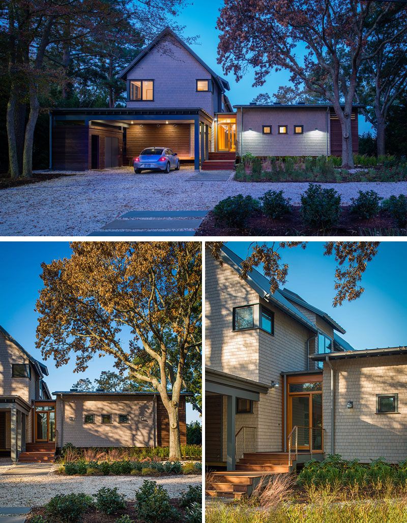 Gardner Architects have designed a contemporary house in Rehoboth, Delaware, that sits on the Lewes and Rehoboth Canal.