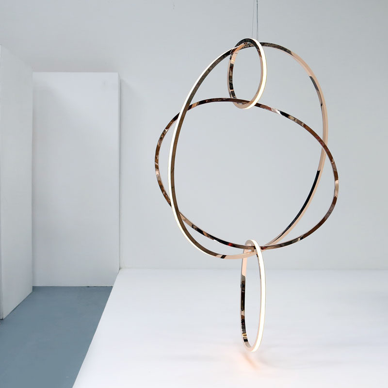 Irish artist Niamh Barry has designed a collection of unique, limited edition light sculptures that play with shapes from her studio in Dublin.