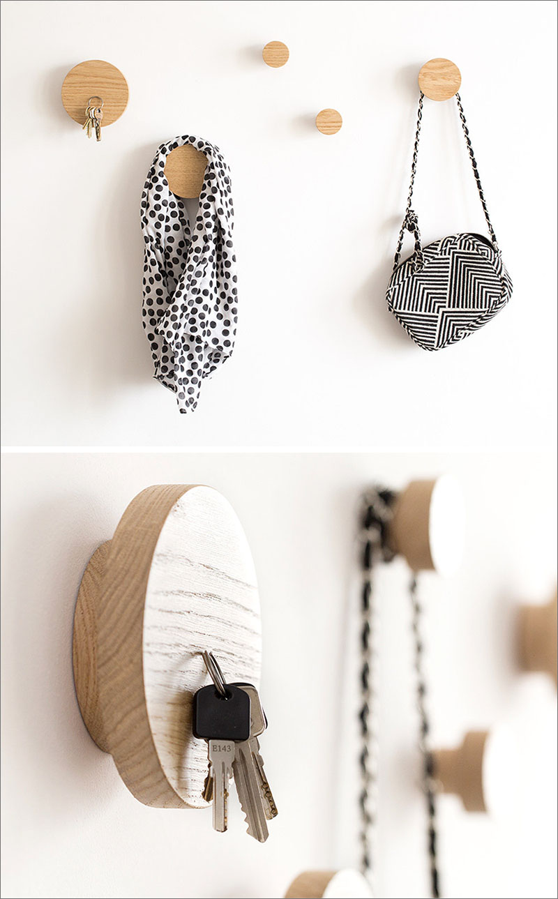 10 Simple And Modern Hooks To Decorate Any Wall