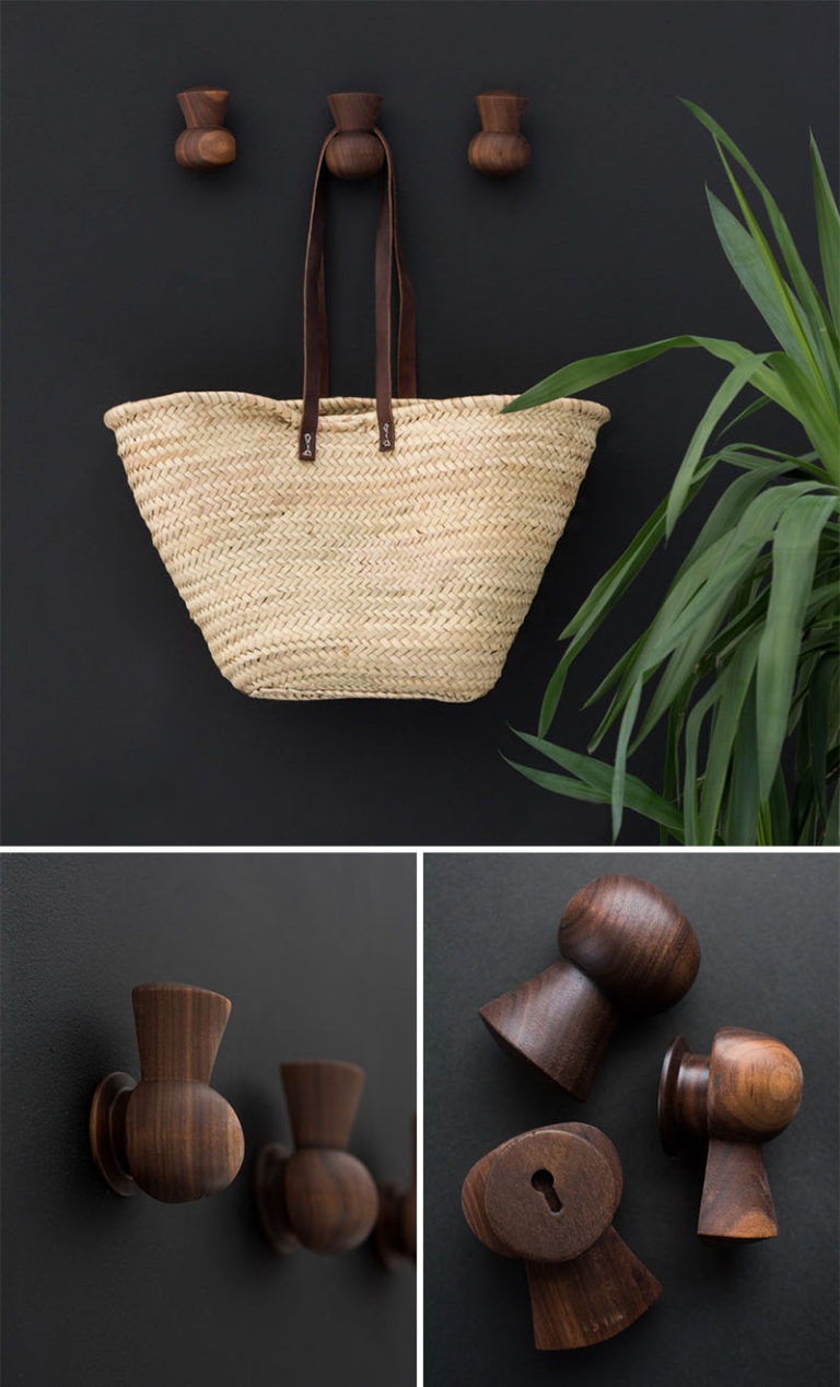 10 Simple And Modern Hooks To Decorate Any Wall