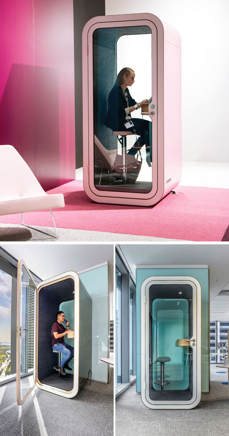 Framery, a Finnish technology startup, designs and manufactures stylish soundproof phone booths and meeting pods for open-plan offices.