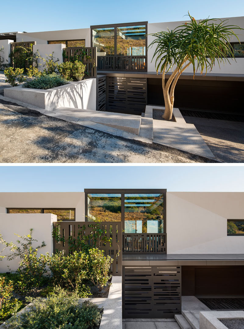 Greg Wright Architects have recently completed a new home in Cape Town, South Africa, that's located at the foot of the mountain and has been designed for entertaining.