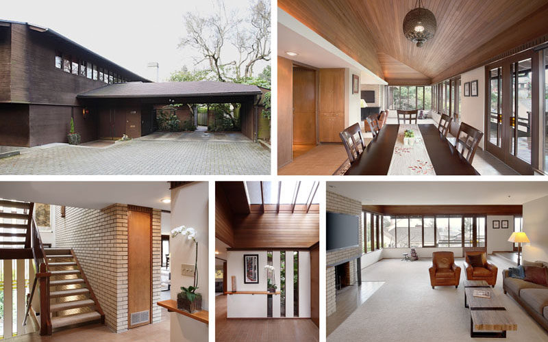 Before Photos - The interiors of this modern house that dates back to 1961 were renovated to include an open and welcoming floorplan. #Architecture #InteriorDesign #Renovation