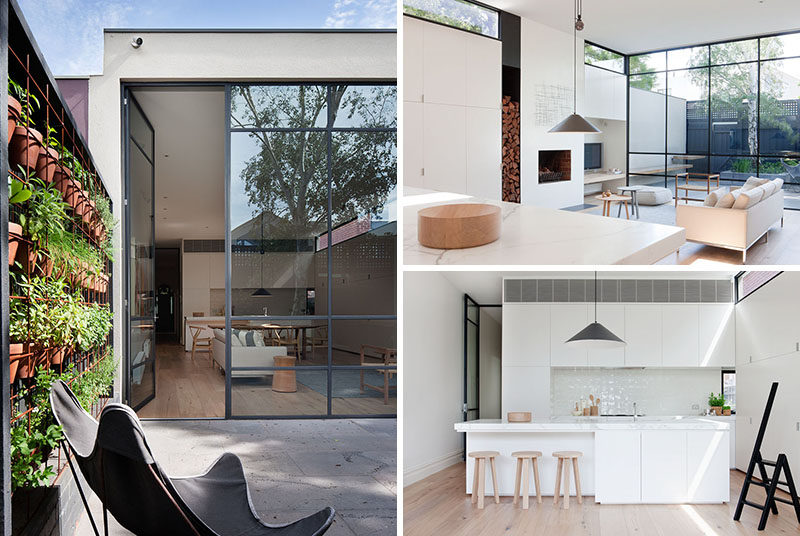 Architecture firm Robson Rak, together with interior design firm Made by Cohen, have designed the renovation of a Victorian cottage in Melbourne, Australia. #Renovation #InteriorDesign #Courtyard #OpenPlanLiving