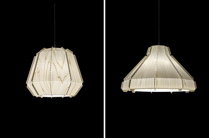 Egbert-Jan Lam of Netherlands-based Burojet Design Studio has designed and ‘embroidered’ a new family of lamps for Spanish lighting manufacturer, LZF. #ModernLighting #PendantLights #Lamps