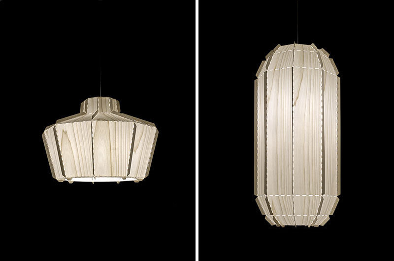 Egbert-Jan Lam of Netherlands-based Burojet Design Studio has designed and ‘embroidered’ a new family of lamps for Spanish lighting manufacturer, LZF. #ModernLighting #PendantLights #Lamps