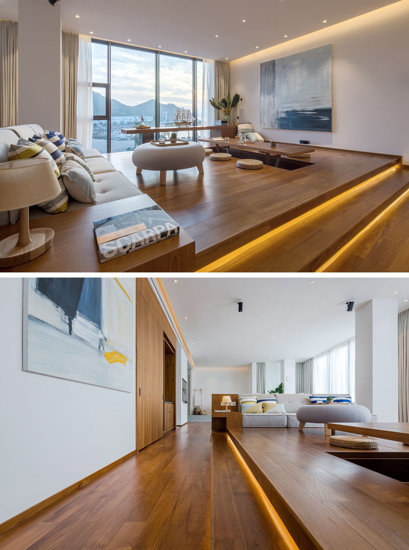 Raised Platforms Help To Make This Open Plan Apartment Raised Platforms Help To Make This Open Plan Apartment