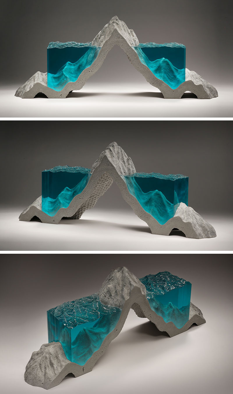 Glass And Concrete Sculptures By Self-Taught Artist Ben Young