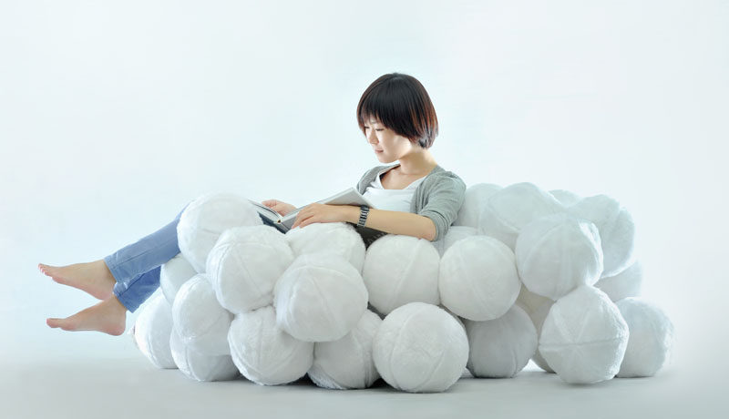 Taiwanese designer Cheng-Tsung Feng has designed Daydreamer, an indoor leisure chair or sofa that's derived from the imagination of a cloud from our childhood. #FurnitureDesign #Sofa #Design