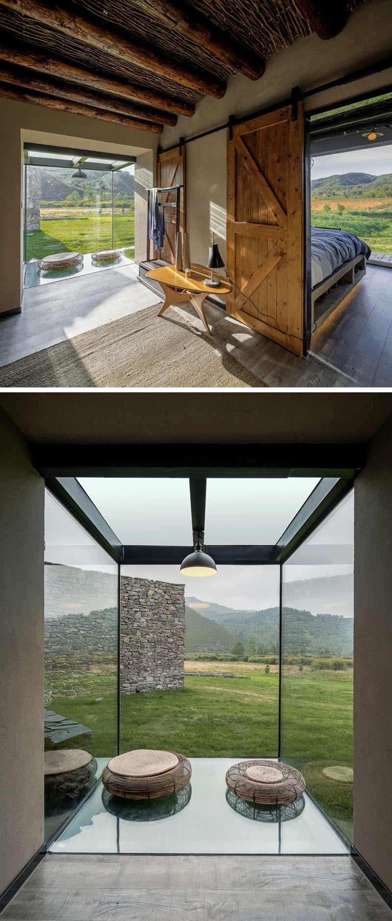 A window becomes a sitting area in this visitors centre in China. #Window #SittingArea
