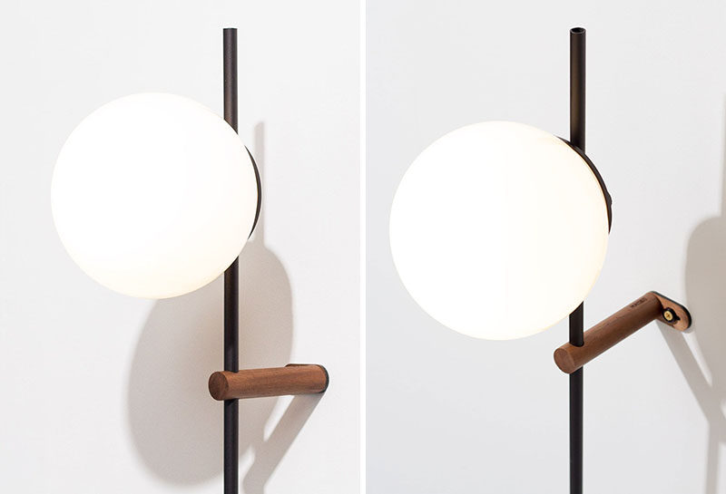 Human home have created the LYNEA Plug Lamp, a floor lamp or side table lamp that's been designed to be plugged straight into an outlet in the wall. #Lighting #FloorLamp #WallLamp #Design